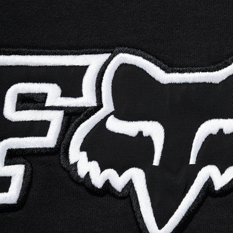 Supreme Supreme®/Fox® Racing Hooded Sweatshirt - Black