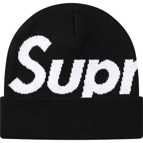 Supreme Big Logo Beanie - Black