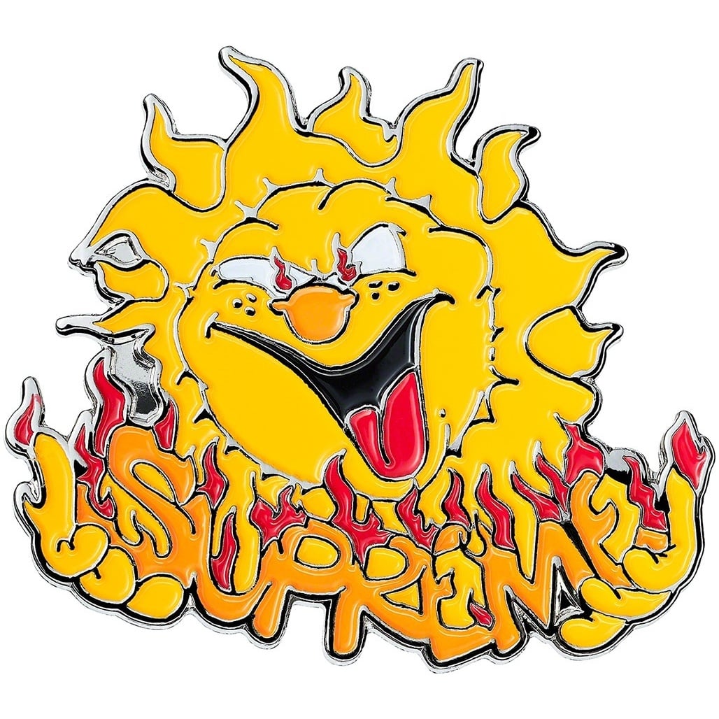 Supreme Sun Pin (fall/winter 2020) - $8.00