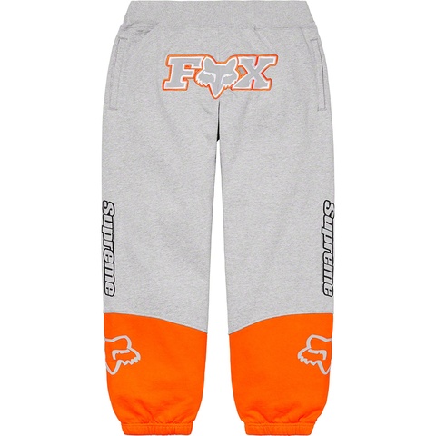 Supreme Supreme®/Fox® Racing Sweatpant - Grey