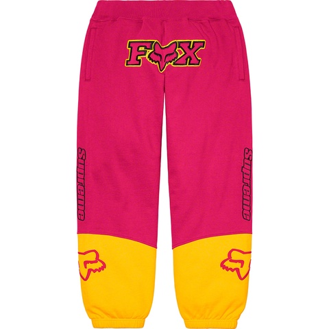 Supreme Supreme®/Fox® Racing Sweatpant - Pink