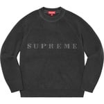 Supreme Stone Washed Sweater (FW20) - Black