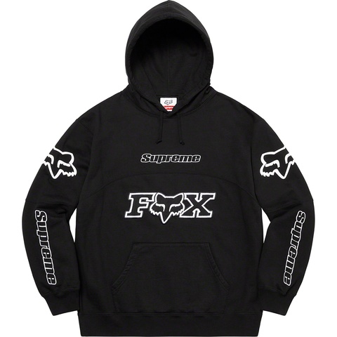 Supreme Supreme®/Fox® Racing Hooded Sweatshirt - Black