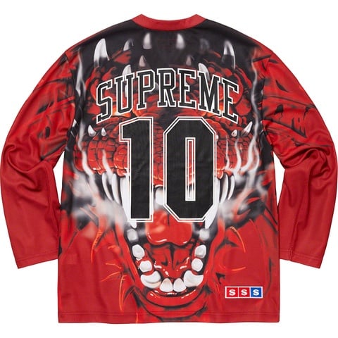 Supreme Dragon Hockey Jersey - Red
