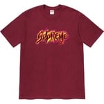 Supreme Scratch Tee (FW20) - Burgundy