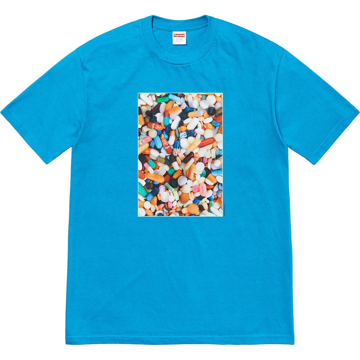 Supreme Pills Tee (fall/winter 2020) - $38.00