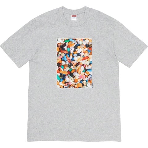 Supreme Pills Tee - Heather Grey
