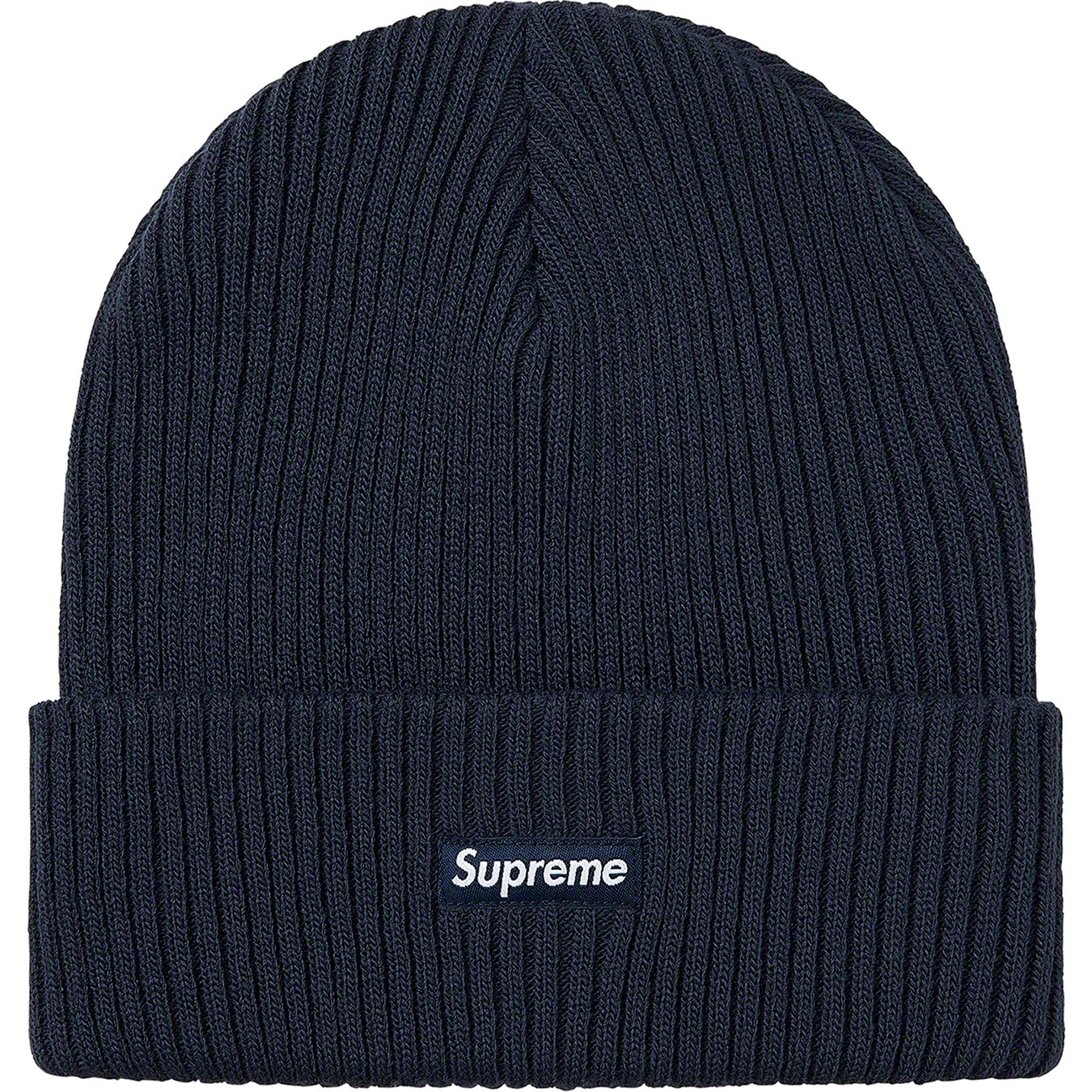 Supreme Wide Rib Beanie (FW20) - Navy - $34