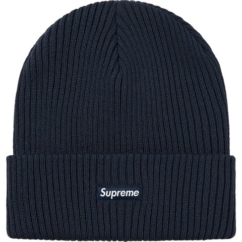 Supreme Wide Rib Beanie - Navy