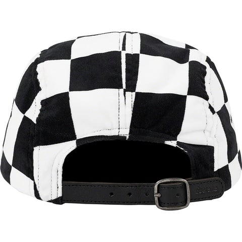 Supreme Velvet Camp Cap - Checkerboard