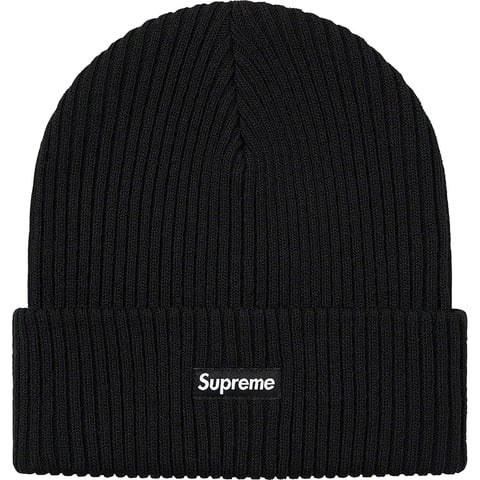 Supreme Wide Rib Beanie - Black