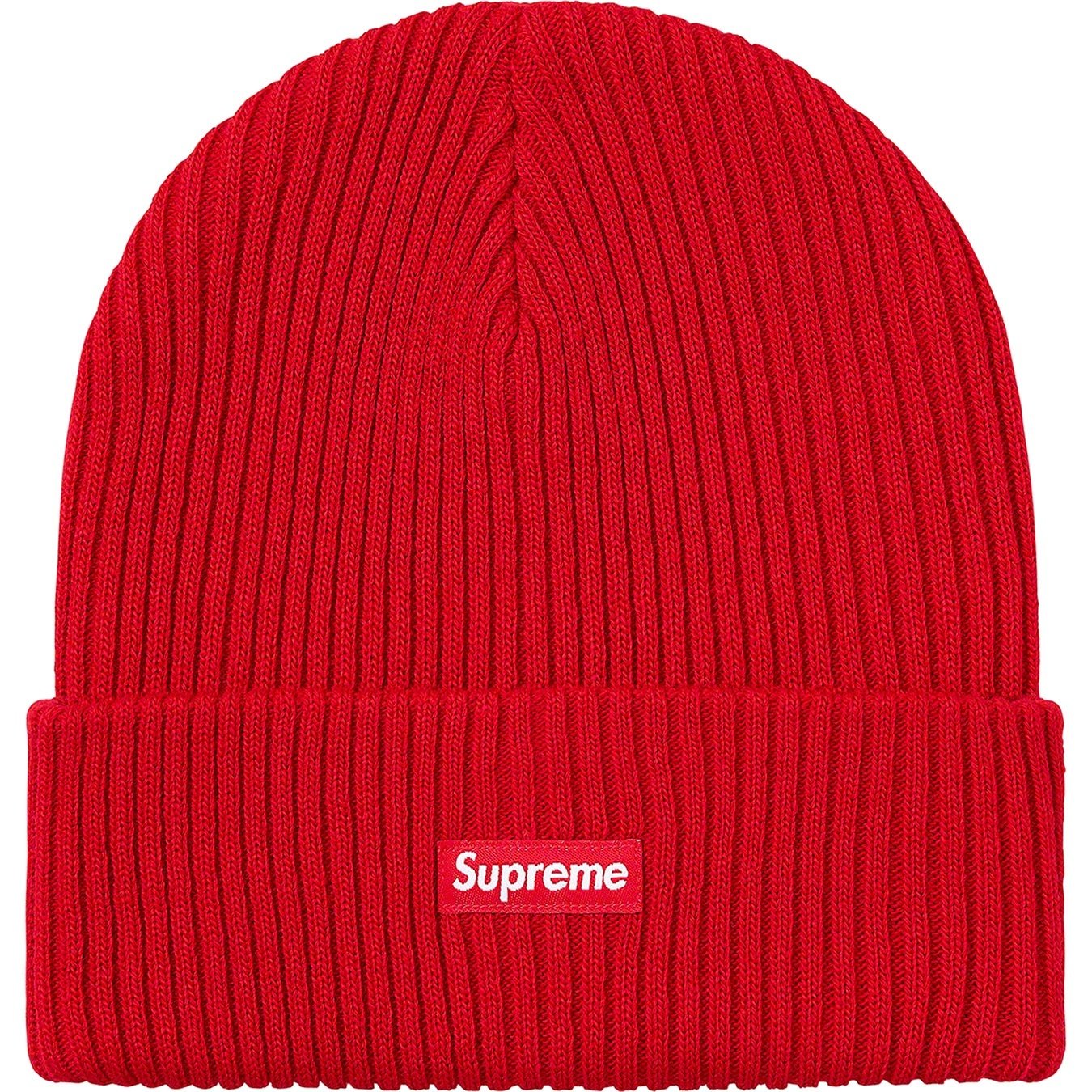 Supreme Wide Rib Beanie (FW20) - Red - $34