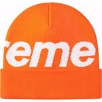 Supreme Big Logo Beanie (FW20) - Bright Orange