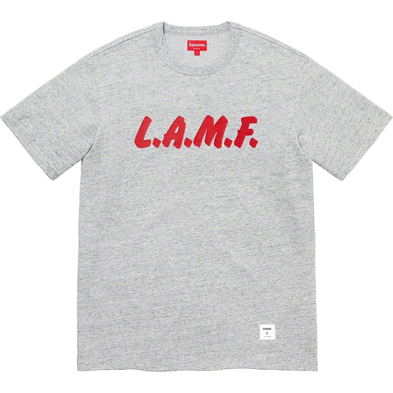 Supreme LAMF S S Top (FW20) - Heather Grey - $68