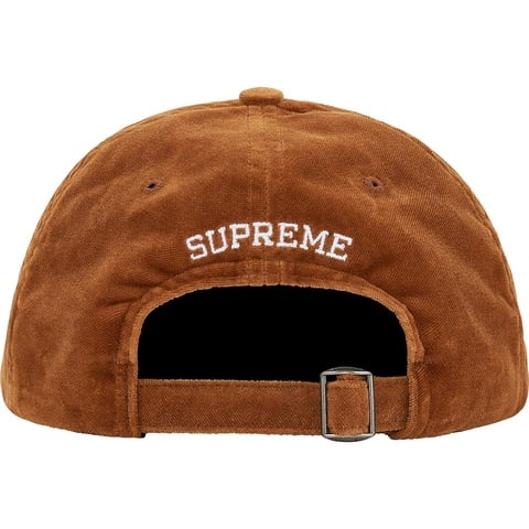 Supreme Velvet S Logo 6-Panel ベルベット Sロゴ茶 Velvet S Logo 6-Panel - fall/winter 2020 - Supreme