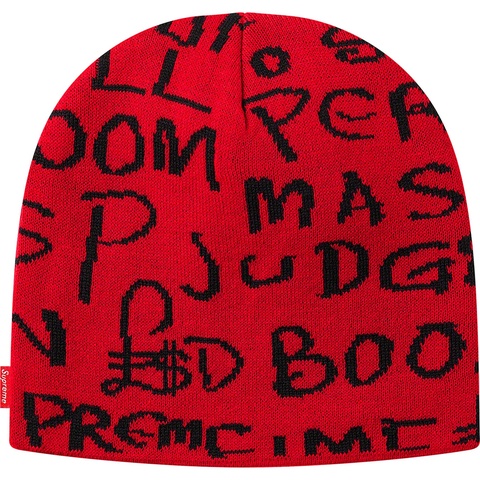 Supreme Black Ark Beanie - Red