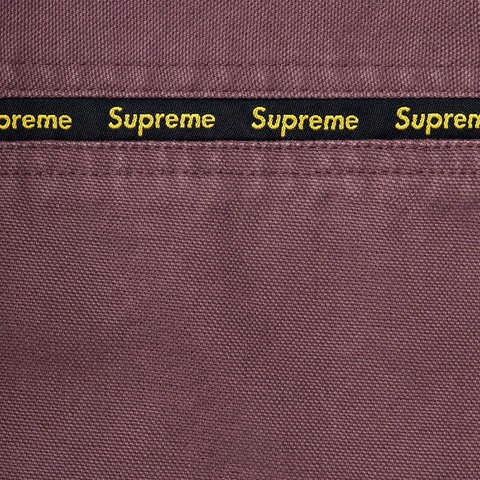 Supreme Logo Taping Work Shirt - Dusty Purple