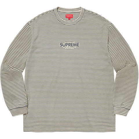Micro Stripe L/S Top - fall/winter 2020 - Supreme