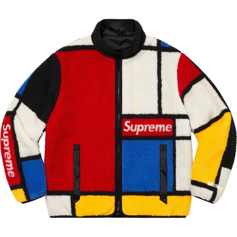 Reversible Colorblocked Fleece Jacket - Supreme