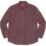 Supreme Logo Taping Work Shirt (FW20) - Dusty Purple