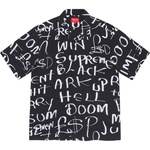 Supreme Black Ark Rayon S S Shirt (FW20) - Black