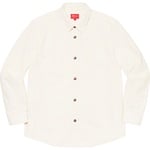 Supreme Logo Taping Work Shirt (FW20) - White