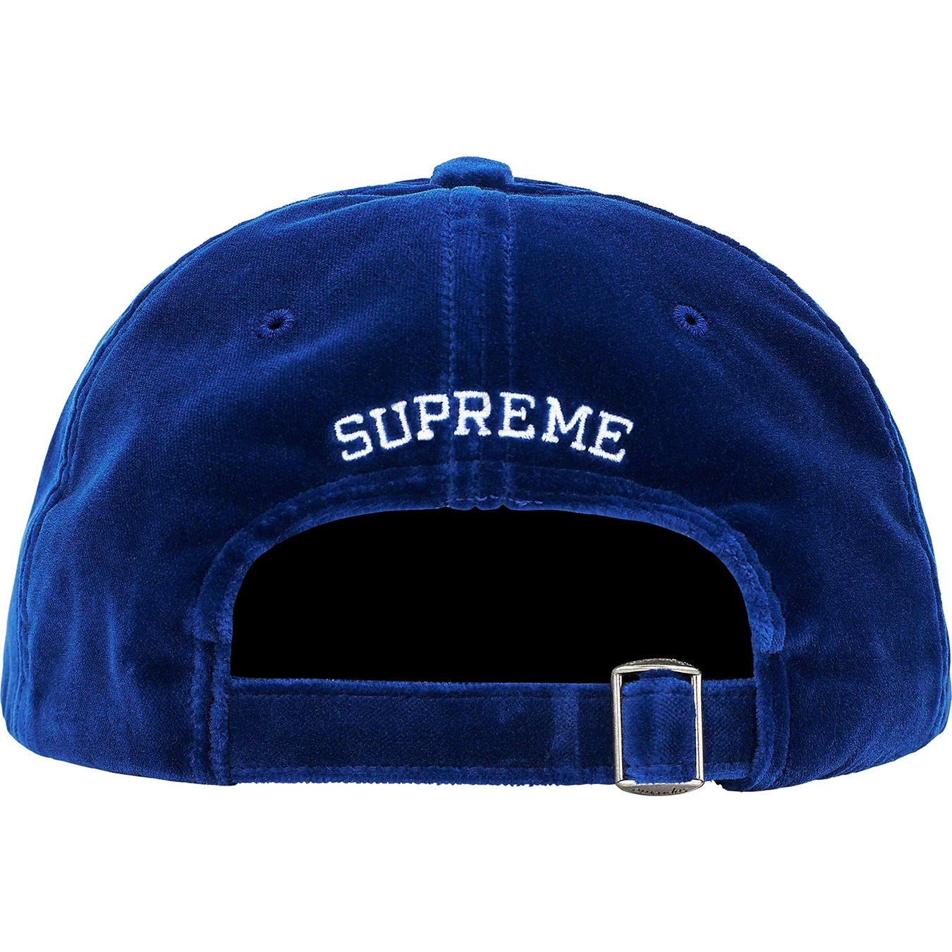 Supreme Velvet S Logo 6-Panel (FW20) - Royal - $54