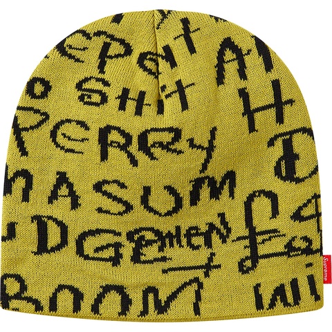 Supreme Black Ark Beanie - Yellow
