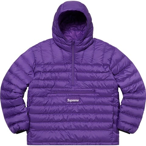 Micro Down Half Zip Hooded Pullover - Supreme