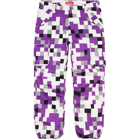 Supreme Cargo Pant - Purple Digi Camo