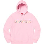 Supreme Drop Shadow Hooded Sweatshirt (FW20) - Light Pink