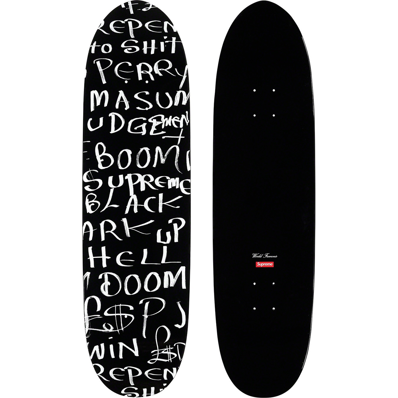Supreme Black Ark Cruiser Skateboard (FW20) - Black - 8.625" x 32.25"  - $54