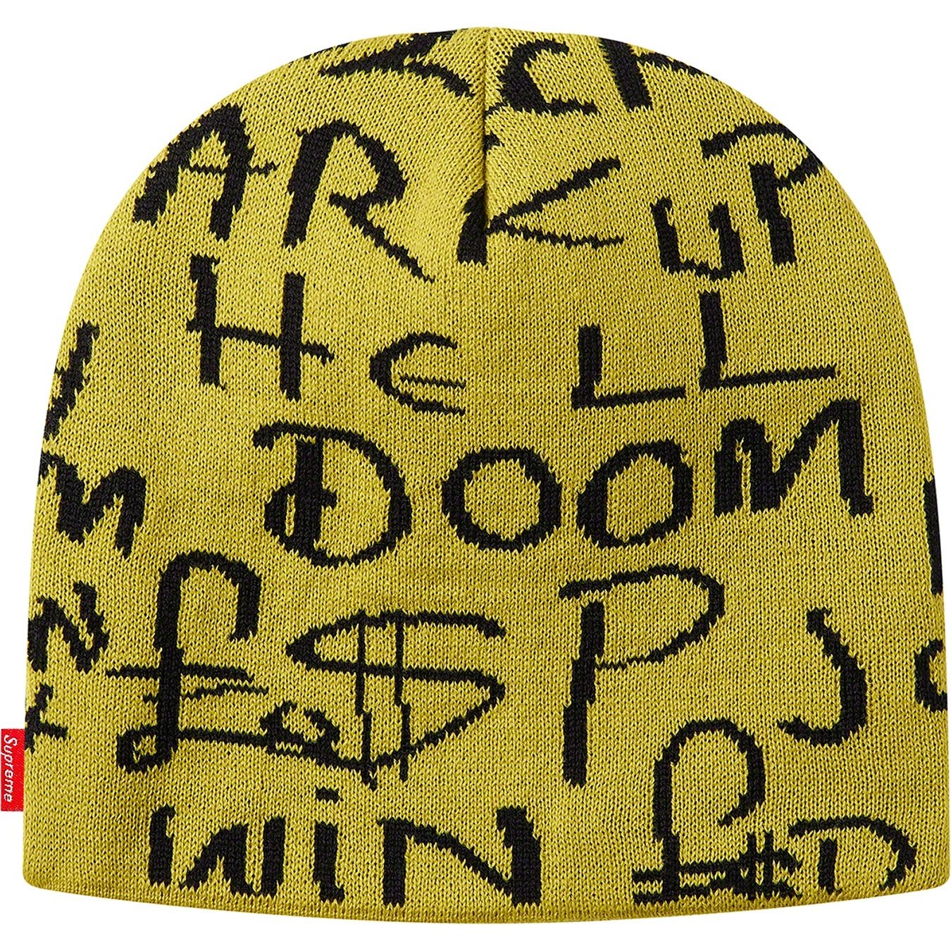 Supreme Black Ark Beanie (FW20) - Yellow - $36