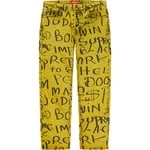 Supreme Black Ark Regular Jean (FW20) - Fluorescent Yellow