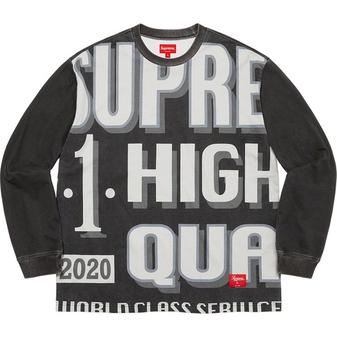 Supreme World Class L/S Top - Black
