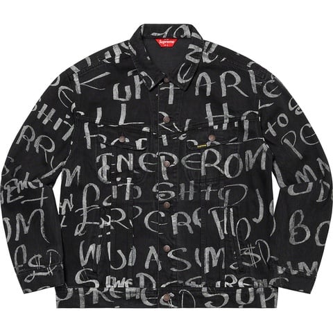 Black Ark Denim Trucker Jacket - fall/winter 2020 - Supreme