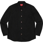 Supreme Logo Taping Work Shirt (FW20) - Black