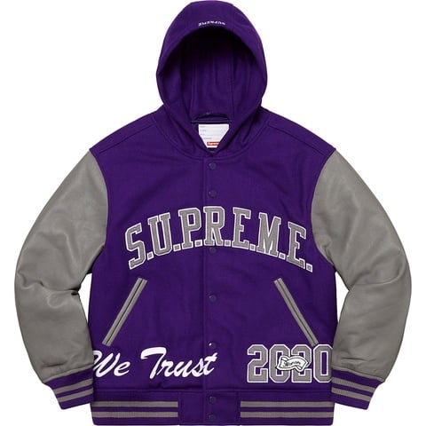 King Hooded Varsity Jacket - fall/winter 2020 - Supreme