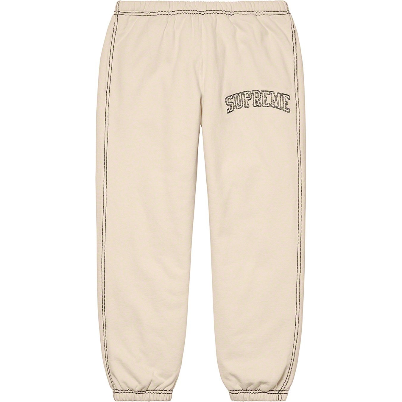 Supreme Big Stitch Sweatpant (FW20) - Natural - $148