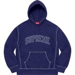 Supreme Big Stitch Hooded Sweatshirt (FW20) - Dark Royal