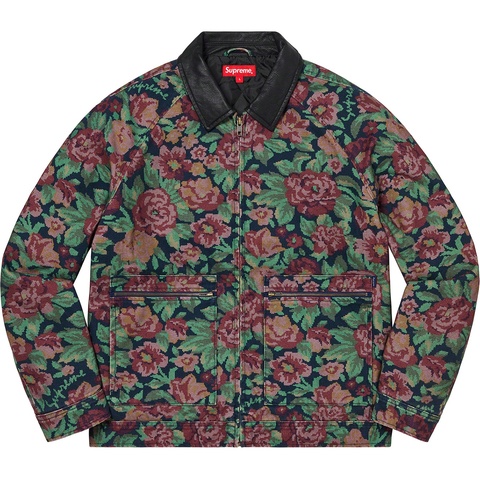 supreme Leather Collar Work Jacket Mサイズ Leather Collar Work Jacket - fall/winter 2020 - Supreme