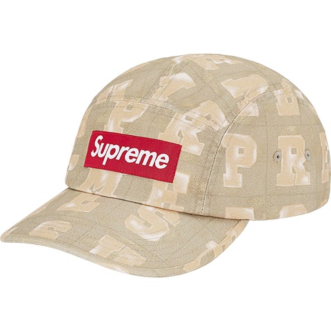 Supreme Blocks Camp Cap - Tan
