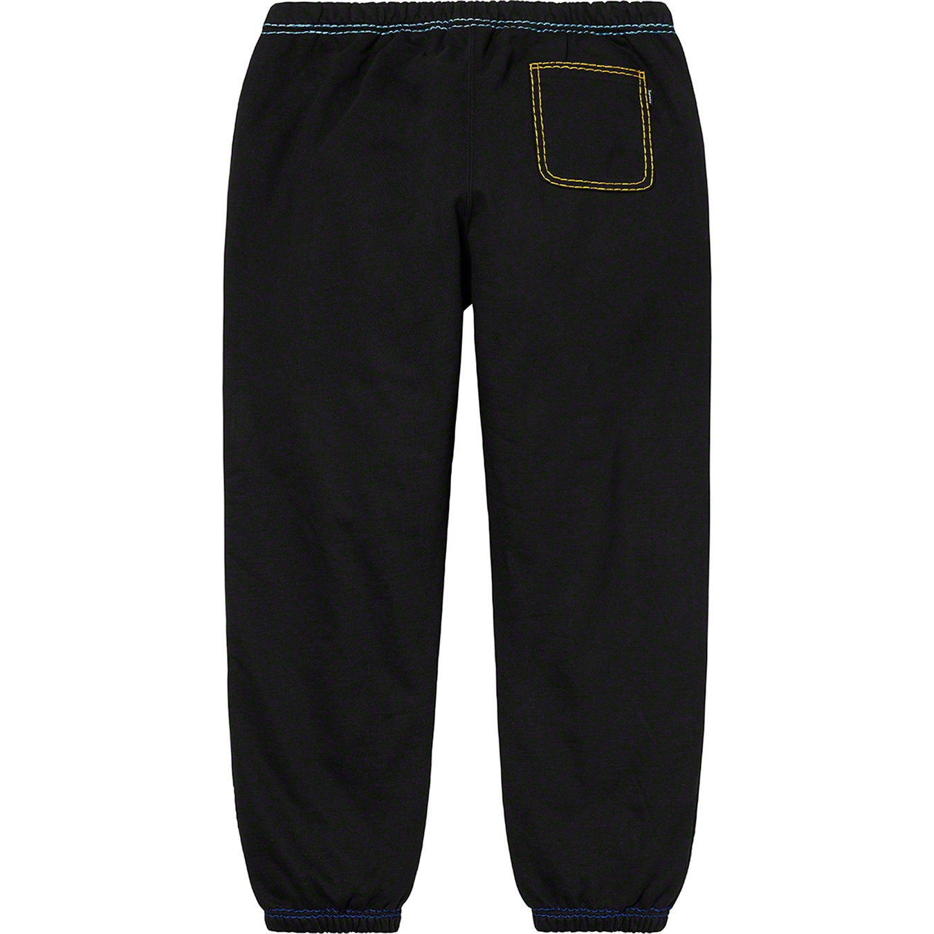 Supreme Big Stitch Sweatpant (FW20) - Black - $148