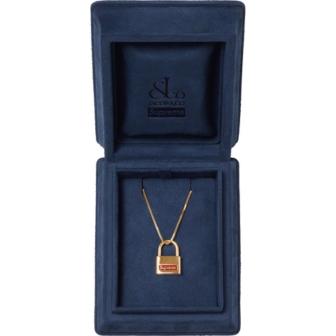 Supreme Supreme®/Jacob & Co. 14K Gold Lock Pendant - Gold