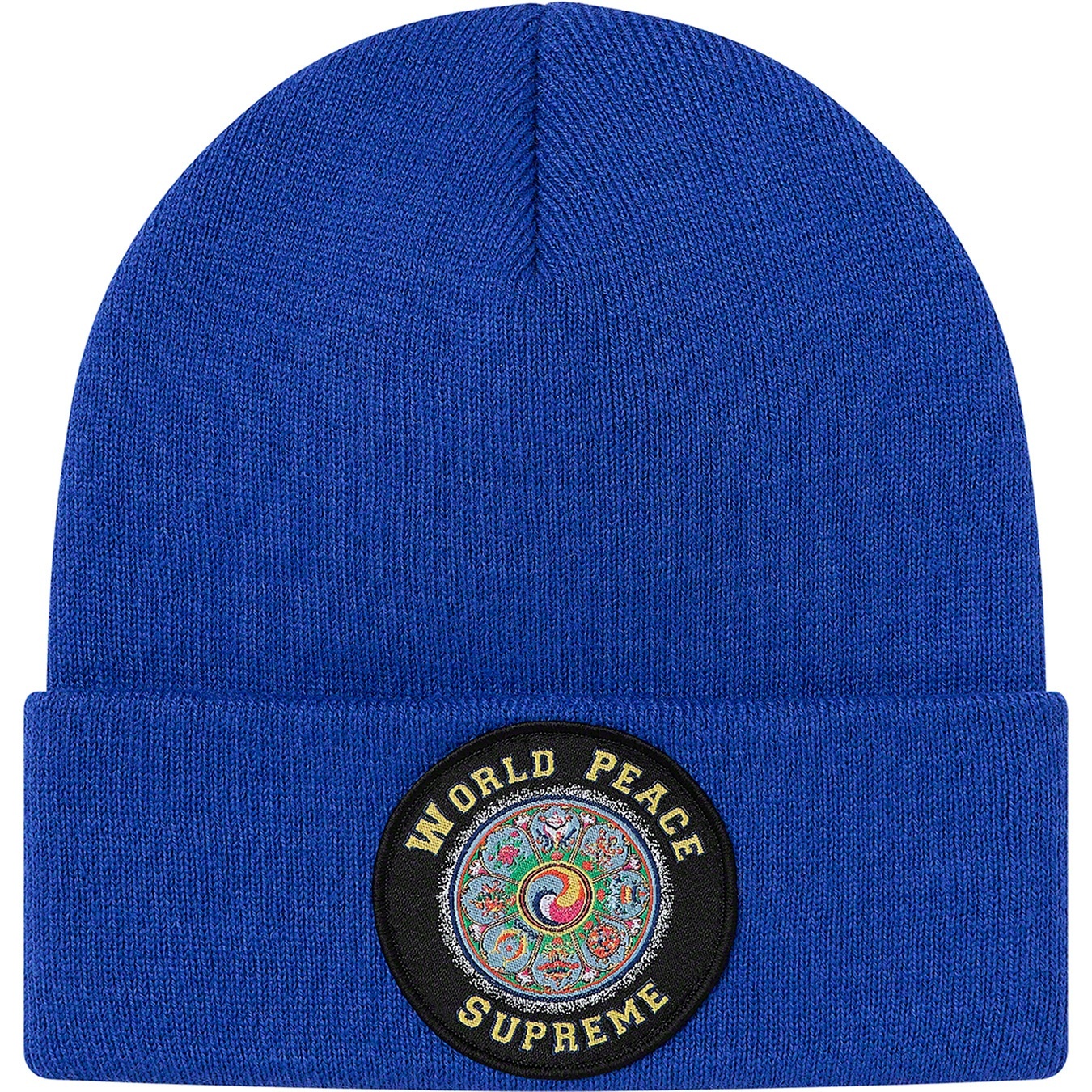 Supreme World Peace Beanie (FW20) - Royal - $36