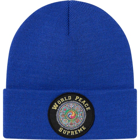 Supreme World Peace Beanie - Royal