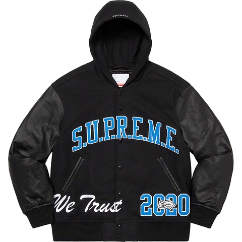 King Hooded Varsity Jacket - fall/winter 2020 - Supreme