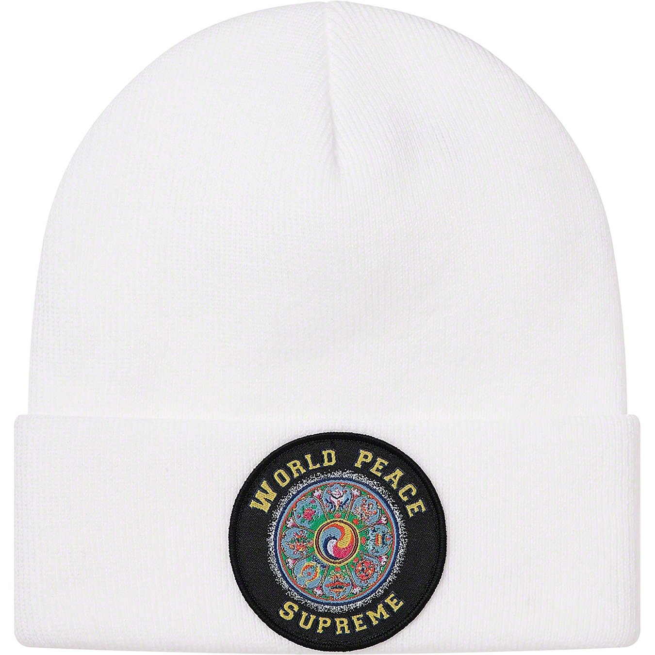 Supreme World Peace Beanie (FW20) - White - $36