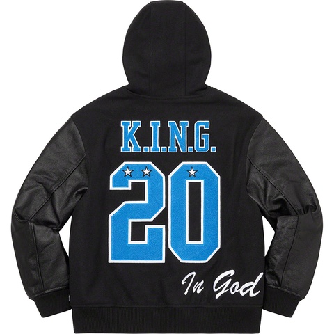 King Hooded Varsity Jacket - fall/winter 2020 - Supreme