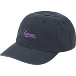 Supreme Pigment Print Script Logo 6-Panel (FW20) - Navy